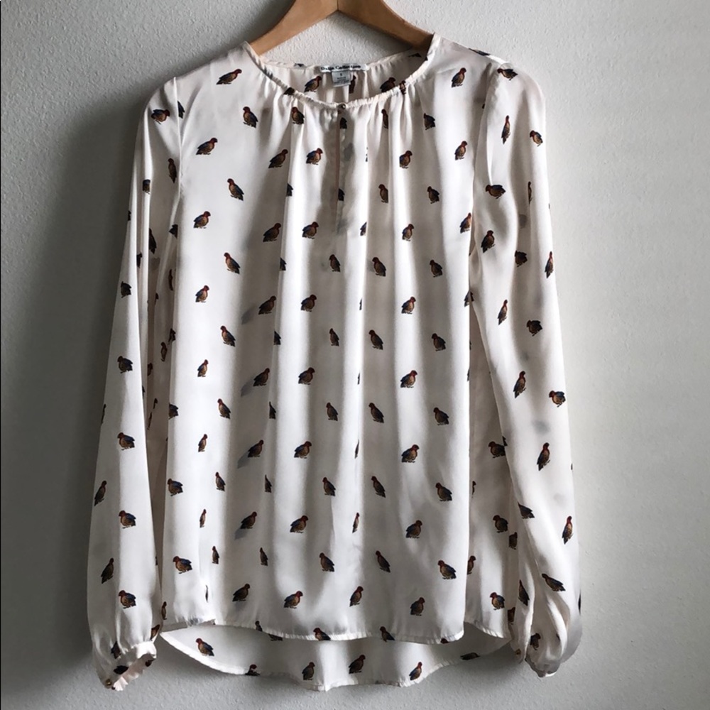 Dalia Collection Birds blouse